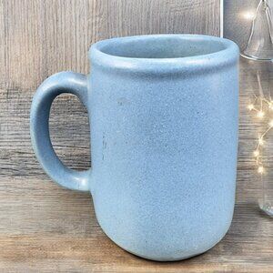 Bennington Potters Trigger Coffee Mug Cup Pale Blue Pottery Stoneware Mug USA
